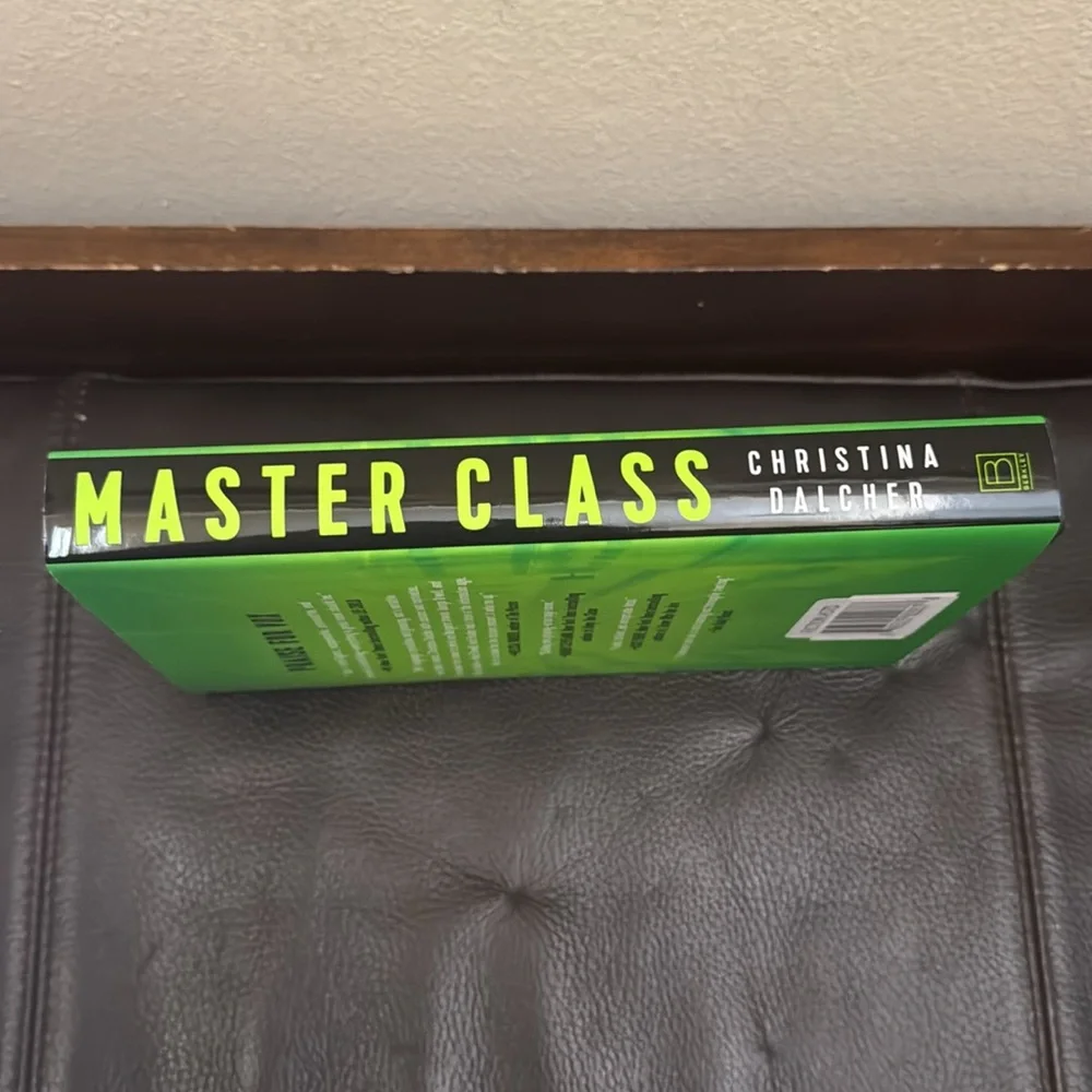 “Master Class” Hardcover Novel by Author Christina Dalcher
